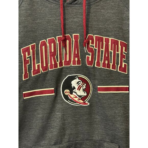Colosseum Men's Florida State Seminoles Hoodie Gray Size M - Picture 3 of 9